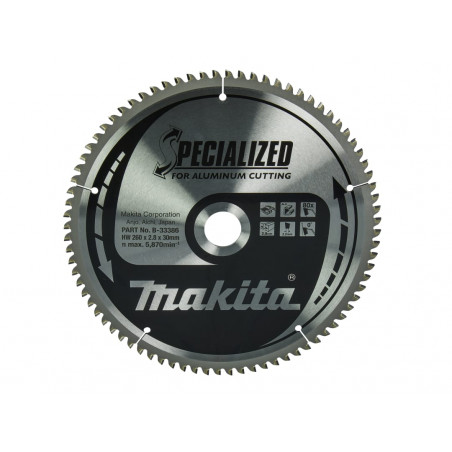 Makita B-33386 Specialized Aluminium Saw Blade 260 x 30mm x 80T