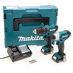 Makita CLX228AJ 12Vmax CXT Twin Pack 12V 2 x 2.0Ah
