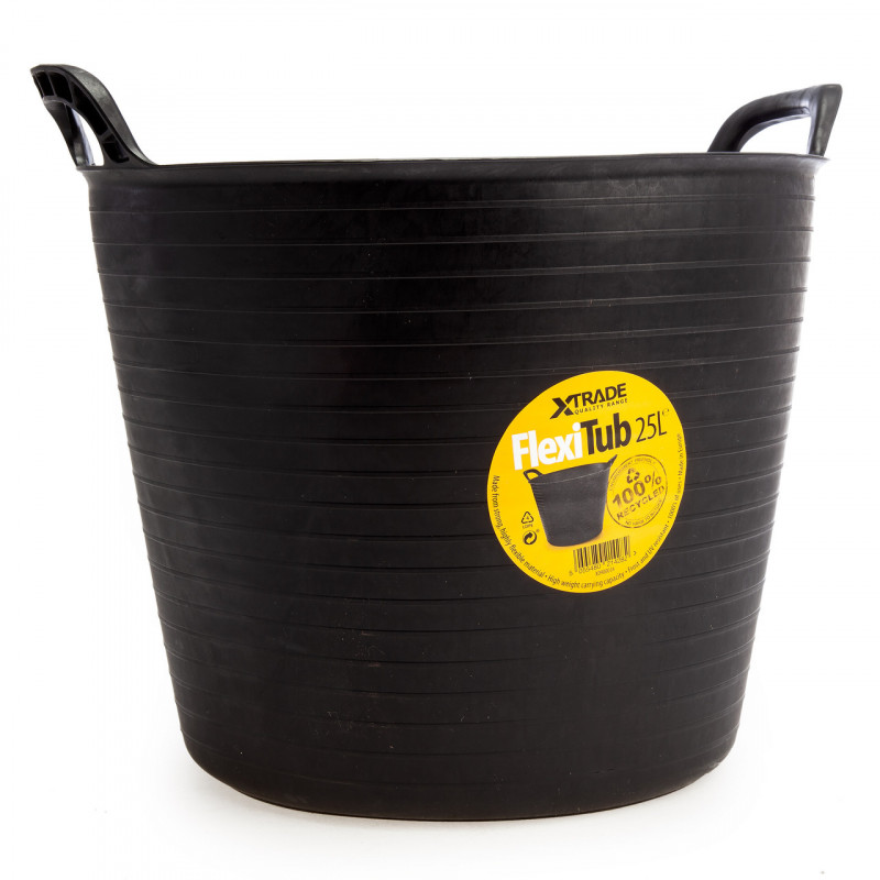 XTrade X0900034 Black Flexi-Tub 25L XTrade X0900034 Black Flexi-Tub 25L