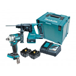Makita DLX2372TJ Twin Pack 18V 2 x 5.0Ah Li-ion