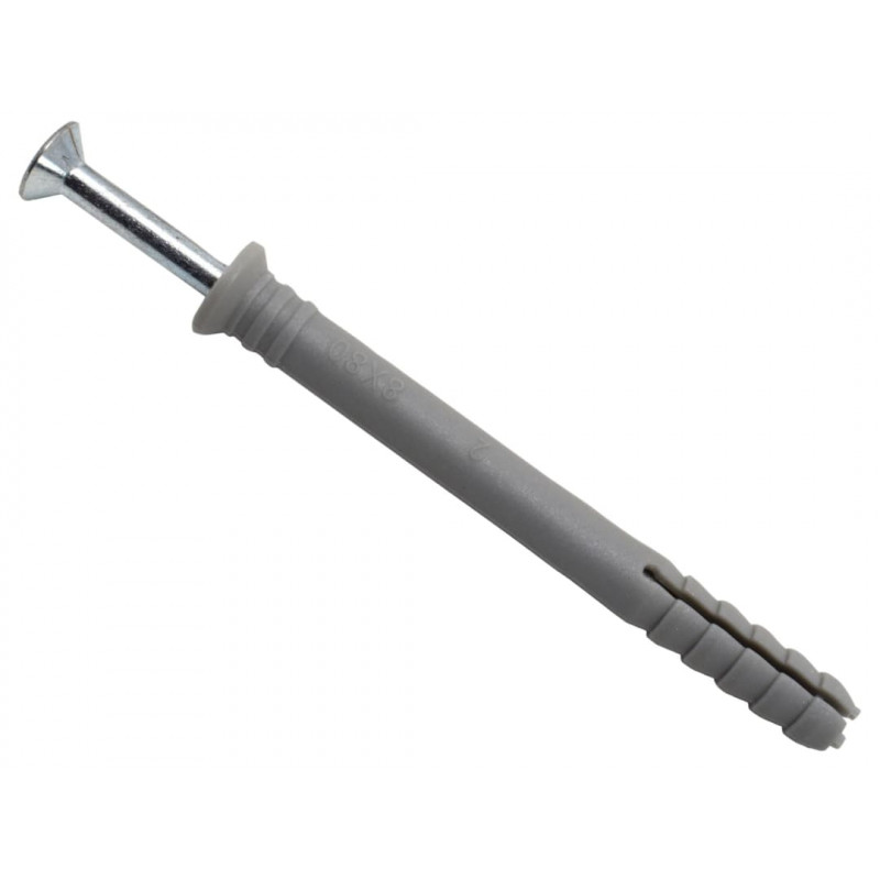 MASONMATE® 0837M540075 Nylon Hammer-In Fixing 8 x 80mm (100) MASONMATE® 0837M540075 Nylon Hammer-In Fixing 8 x 80mm (100)