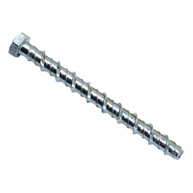 MASONMATE® 0855M540100 Hex Concrete Screwbolt M8 x 100mm (100) MASONMATE® 0855M540100 Hex Concrete Screwbolt M8 x 100mm (100)