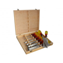 IRWIN® Marples® TM373/S8 M373 Bevel Edge Chisel Splitproof Handle Set, 8 Piece