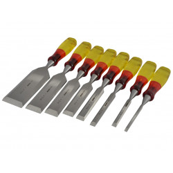IRWIN® Marples® TM373/S8 M373 Bevel Edge Chisel Splitproof Handle Set, 8 Piece