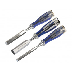 IRWIN® Marples® 10503419 M750 Splitproof Pro Bevel Edge Chisel Set, 3 Piece