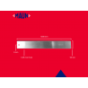 Maun 1700-001 Steel Straight Edge Metric 1000mm
