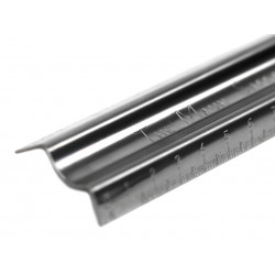 Maun 1774-300 Metal Safety Rule Metric 300mm