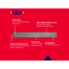 Maun 1774-300 Metal Safety Rule Metric 300mm