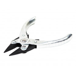 Maun 4330-125 Snipe Nose Parallel Pliers, Serrated Jaws 125mm