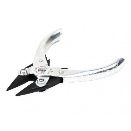 Maun 4330-125 Snipe Nose Parallel Pliers, Serrated Jaws 125mm