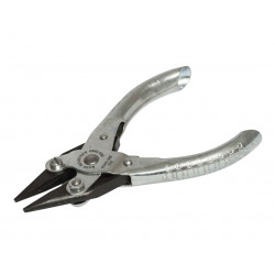 Maun 4340-125 Snipe Nose Parallel Pliers, Smooth Jaws 125mm