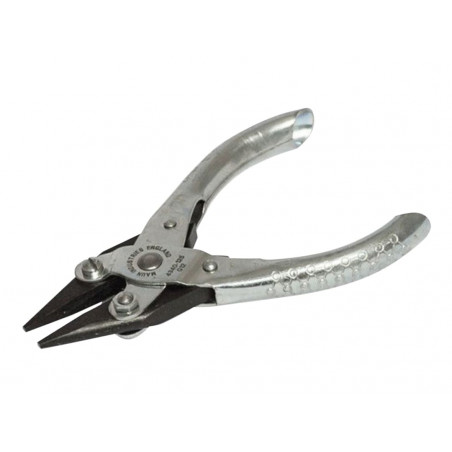Maun 4340-125 Snipe Nose Parallel Pliers, Smooth Jaws 125mm