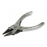 Maun 4340-125 Snipe Nose Parallel Pliers, Smooth Jaws 125mm