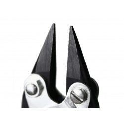 Maun 4330-125 Snipe Nose Parallel Pliers, Serrated Jaws 125mm