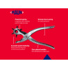 Maun 2230-200 Revolving Leather Hole Punch Pliers