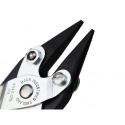 Maun 4340-125 Snipe Nose Parallel Pliers, Smooth Jaws 125mm