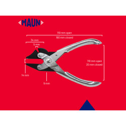 Maun 4950-160 Side Cutter Parallel Pliers 160mm