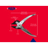 Maun 4951-160 Side Cutter Parallel Pliers with Return Spring 160mm