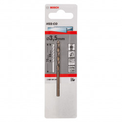 Bosch 2608585845 HSS-Co Twist Cobalt Drill Bit 3.5 × 39mm