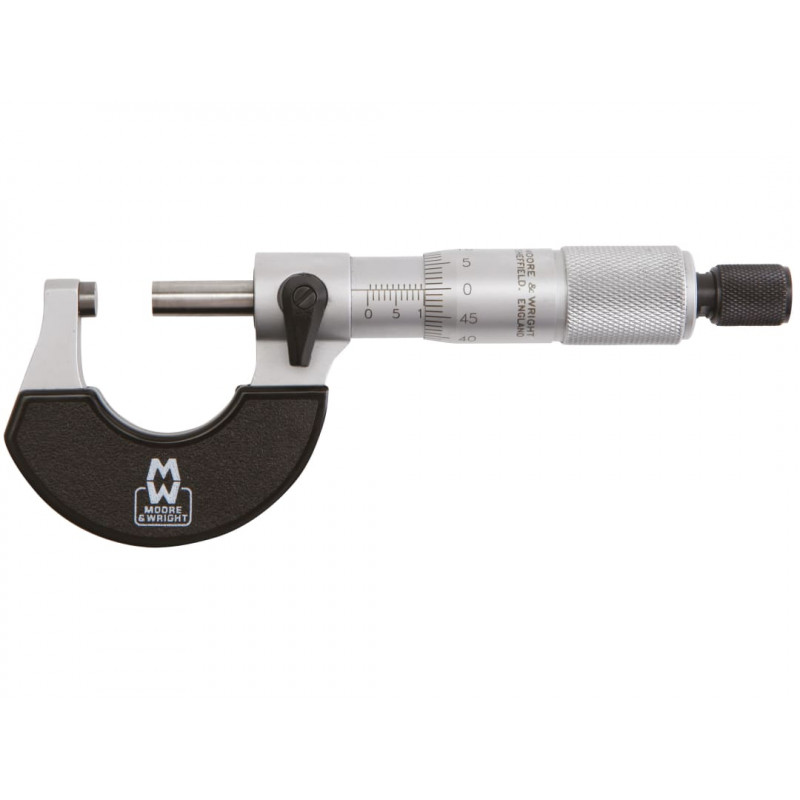 Moore & Wright 1961M Traditional External Micrometer 0-25mm/.01mm Moore & Wright 1961M Traditional External Micrometer 0-25mm/.01mm