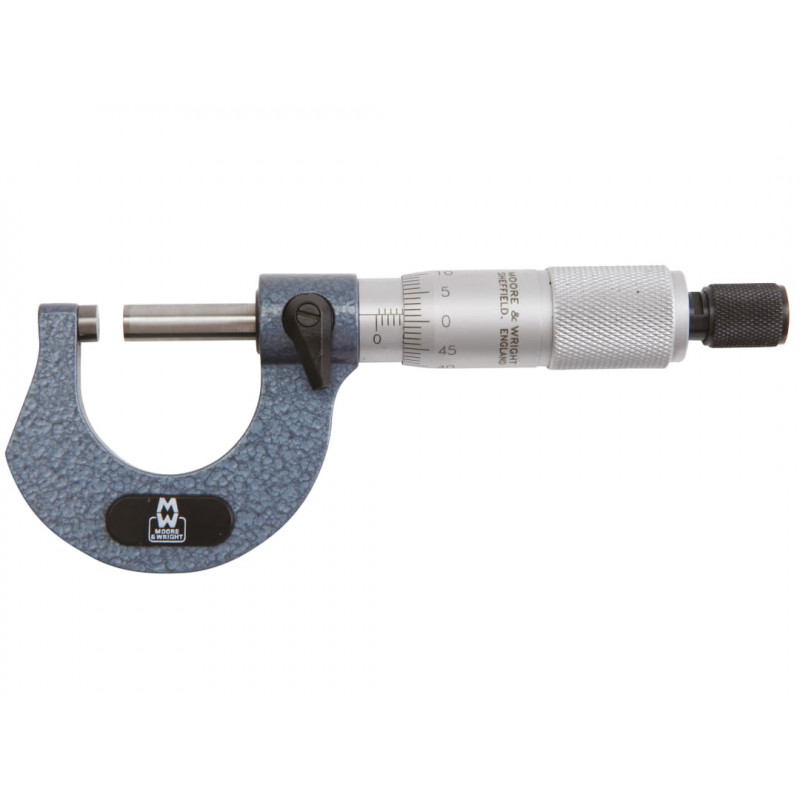 Moore & Wright 1965M Traditional External Micrometer 0-25mm/0.01mm Moore & Wright 1965M Traditional External Micrometer 0-25mm/0.01mm