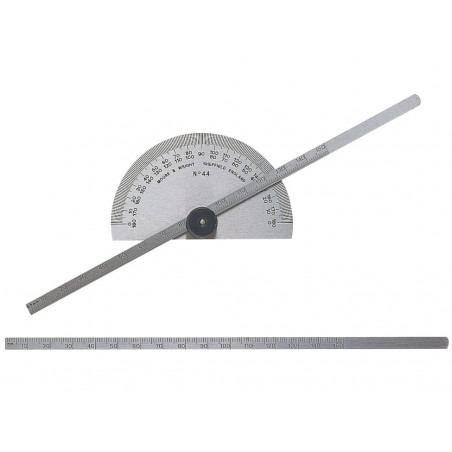 Moore & Wright 44M Protractor Type Depth Gauge Metric 0-150mm