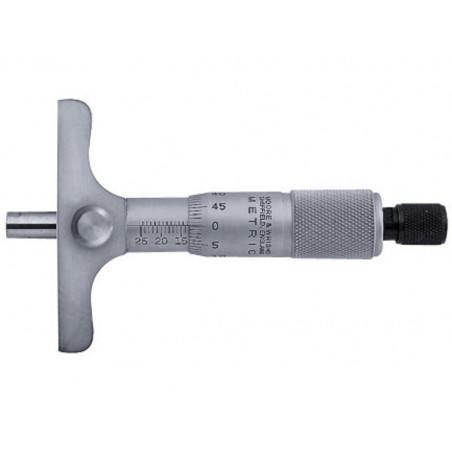 Moore & Wright 890M Fixed Type Depth Micrometer 0-25mm/0.01mm