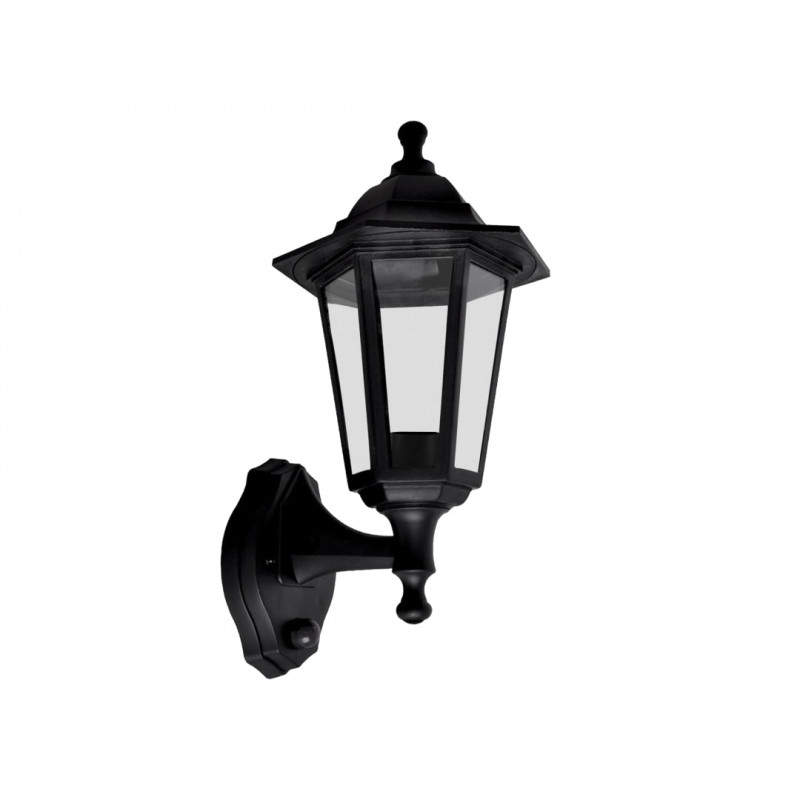 Meridian Lighting LP60BPIR Six Panel Lantern with PIR 60W Meridian Lighting LP60BPIR Six Panel Lantern with PIR 60W