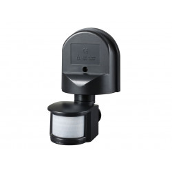 Meridian Lighting PIR180BLK Wall Mounted PIR Motion Detector Black