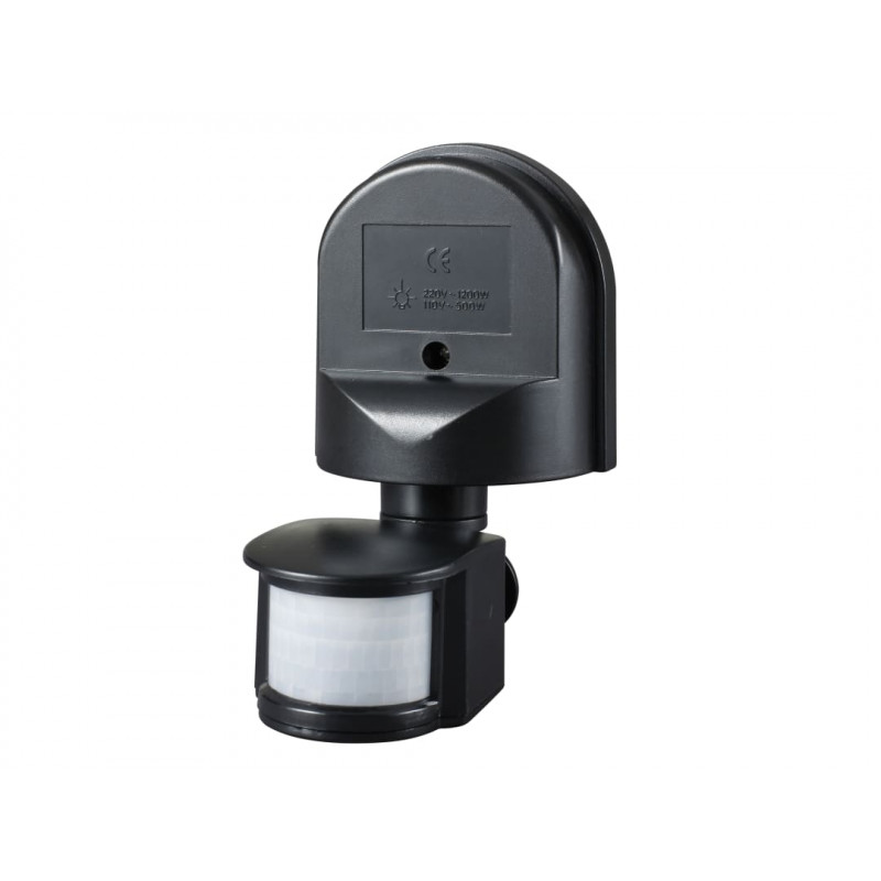Meridian Lighting PIR180BLK Wall Mounted PIR Motion Detector Black Meridian Lighting PIR180BLK Wall Mounted PIR Motion Detector Black