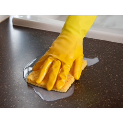 Marigold 145407 Extra-Life Kitchen Rubber Gloves - Medium (6 Pairs)