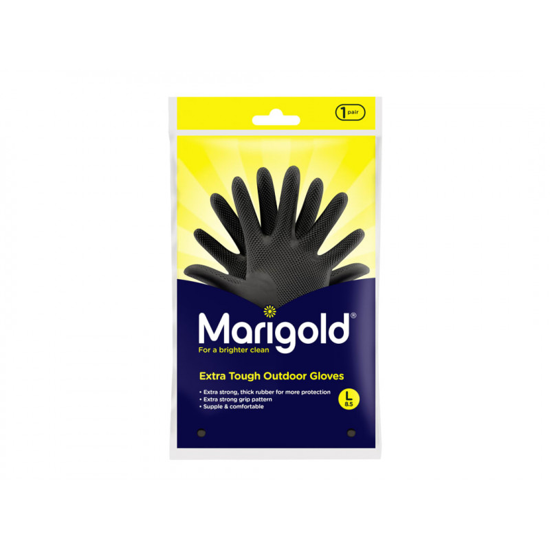 Marigold 175444 Extra Tough Outdoor Gloves - Large (6 Pairs) Marigold 175444 Extra Tough Outdoor Gloves - Large (6 Pairs)