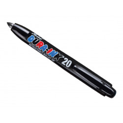 Markal MRK-96577 DURA-INK® 20 Retractable Marker - Black (Tub 24)