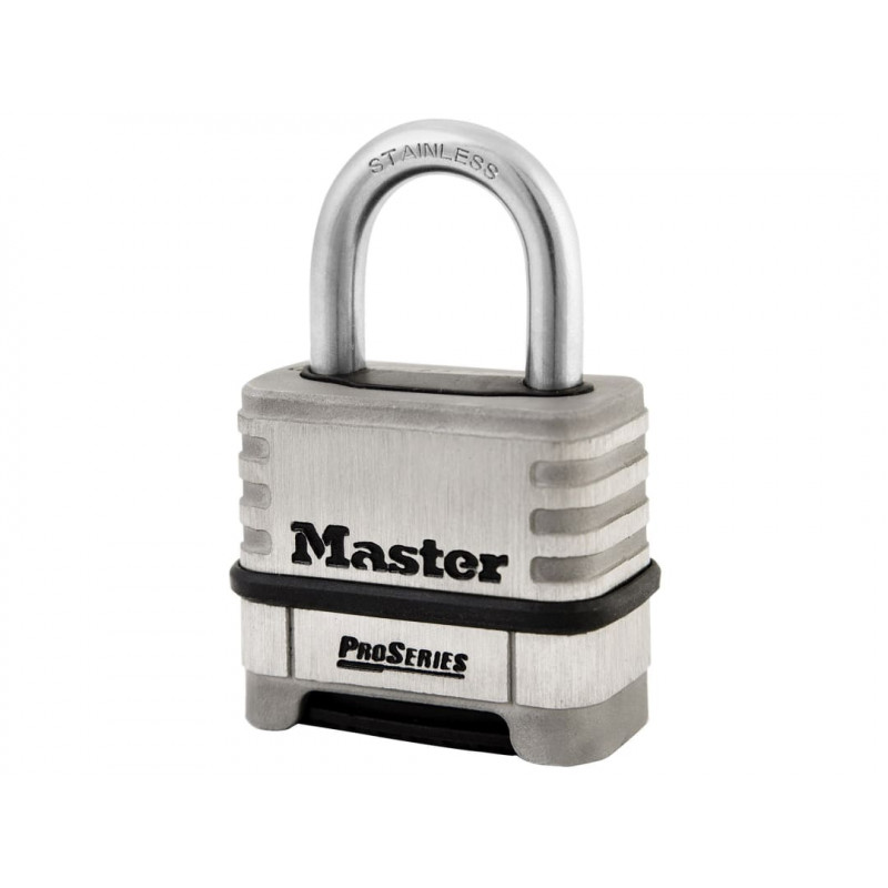 Master Lock 1174D ProSeries® Stainless Steel 4-Digit 57mm Padlock Master Lock 1174D ProSeries® Stainless Steel 4-Digit 57mm Padlock