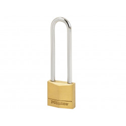 Master Lock 130EURDLJ Solid Brass 30mm Padlock 4-Pin - 64mm Shackle