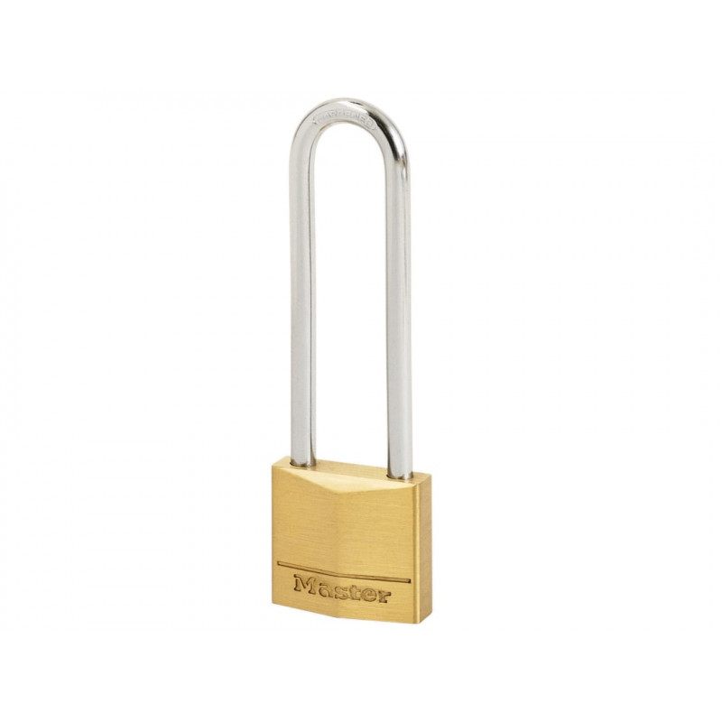 Master Lock 130EURDLJ Solid Brass 30mm Padlock 4-Pin - 64mm Shackle