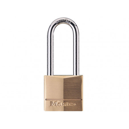 Master Lock 140EURDLH Solid Brass 40mm Padlock 4-Pin - 51mm Shackle
