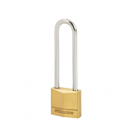 Master Lock 150EURDLJ Solid Brass 50mm Padlock 5-Pin - 64mm Shackle