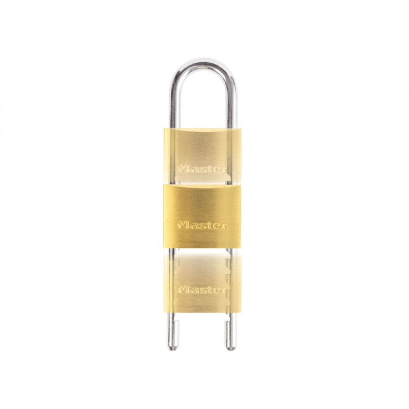Master Lock 1950EURD Solid Brass 50mm Padlock with Adjustable Shackle