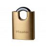 Master Lock 2250EURD Solid Brass 50mm Padlock 5-Pin Shrouded Shackle