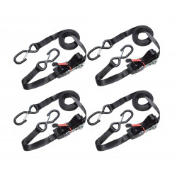 Master Lock 3056EURDAT Ratchet Tie-Down S-Hooks 4.25m 4 Piece