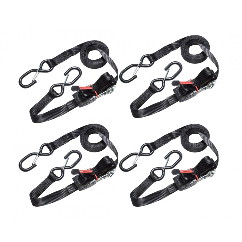 Master Lock 3056EURDAT Ratchet Tie-Down S-Hooks 4.25m 4 Piece Master Lock 3056EURDAT Ratchet Tie-Down S-Hooks 4.25m 4 Piece