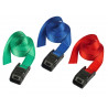 Master Lock 3110EURDATCOL Lashing Strap with Metal Buckle, Coloured 2.5m 150kg (Pack 2)