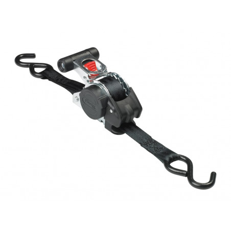 Master Lock 3238EURDAT Retractable Ratchet Tie-Down S-Hook 3m 2 Piece