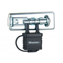 Master Lock 471EURD Bolt Hasp with Integrated Lock 110mm