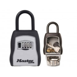 Master Lock 5400EURD 5400E Portable Shackled Combination Key Lock Box (Up To 3 Keys)