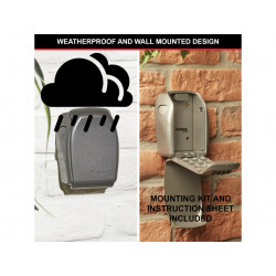 Master Lock 5415EURD 5415E Wall-Mounted Reinforced Key Lock Box