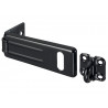 Master Lock 704EURDBLK Wrought Steel Hasp Matt Black 115mm