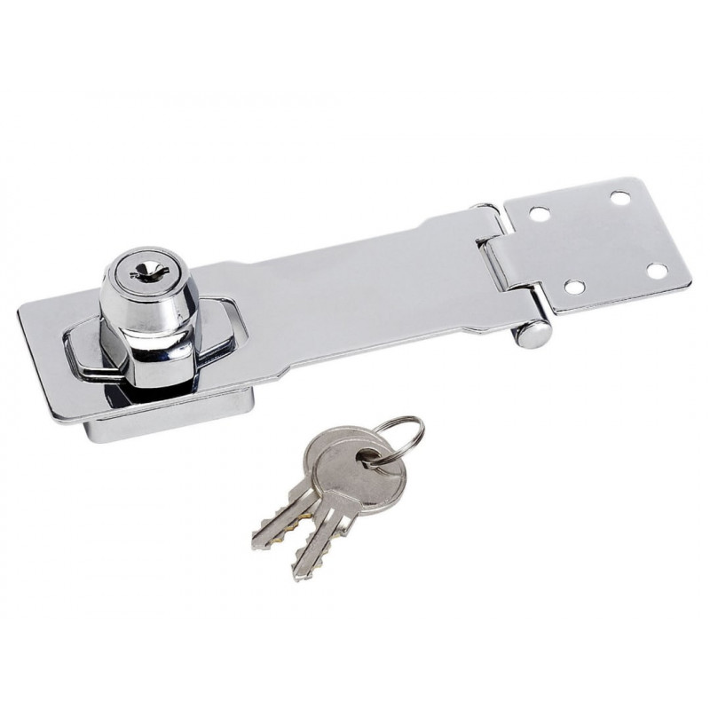 Master Lock 725EURD Chrome Plated Steel Locking Hasp 118mm Master Lock 725EURD Chrome Plated Steel Locking Hasp 118mm