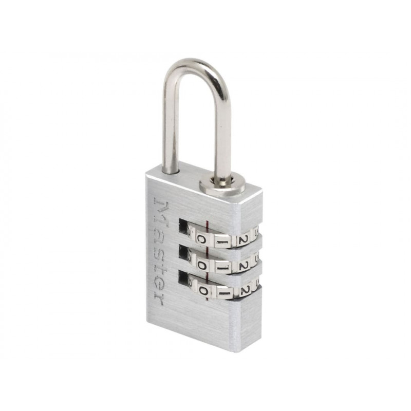 Master Lock 7620EURD Aluminium 20mm 3-Digit Combination Padlock Master Lock 7620EURD Aluminium 20mm 3-Digit Combination Padlock